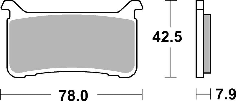 Honda Cbr 600 [BREMBO] - Competition Carbon Ceramic Brake Pads - 07HO63RC