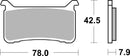 Honda Cmx 1100 Rebel [BREMBO] - Competition Carbon Ceramic Brake Pads - 07HO63RC-1