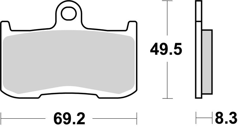 Indian Springfield [BREMBO] - Competition Carbon Ceramic Brake Pads - 07KA23RC