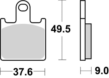 Kawasaki Gtr 1400 [BREMBO] - Plaquettes de Frein Compétition Carbone Céramique - 07KA28RC