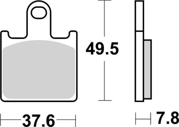 Kawasaki Zr 400 [BREMBO] - Plaquettes de frein street en métal fritté - 07KA28SA