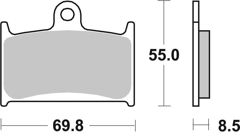 Suzuki Gsx-R 750 [BREMBO] - Competition Carbon Ceramic Brake Pads - 07SU14RC