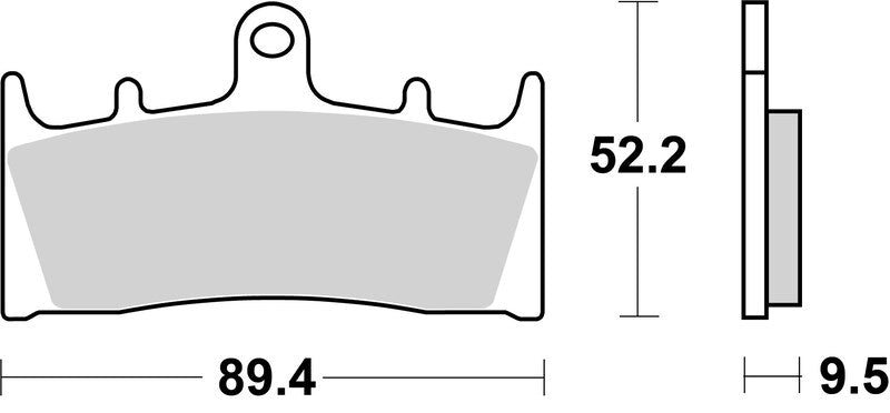 Kawasaki Zrx 1100 [BREMBO] - Competition Carbon Ceramic Brake Pads - 07SU19RC
