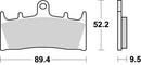 Kawasaki Zx 12 R [BREMBO] - Competition Carbon Ceramic Brake Pads - 07SU19RC