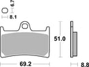 Triumph Trident [BREMBO] - Competition Carbon Ceramic Brake Pads - 07YA23RC