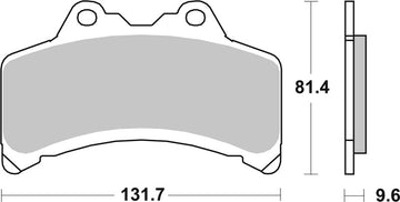 Yamaha Gts 1000 [BREMBO] - Plaquettes de Frein Street Carbone Céramique - 07YA3108