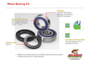 Bmw F 650 Gs Twin [ALL BALLS] - Kit roulement de roue roue arrière All Balls Honda CBR900RR-2