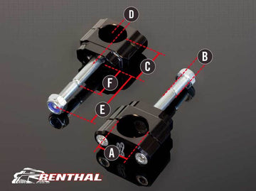 Ktm Adventure 790 [RENTHAL] - Supports de guidon 36Tech Ø36mm Fatbar®36 KTM/Husqvarna