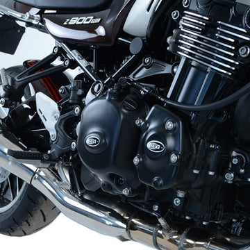 Kawasaki Z 900 RS [2023-2026] - (Embrayage) Protecteur de couvercle de carter droit noir Kawasaki Z900RS