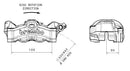 Honda Cb 1000 [BREMBO] - Etrier de frein Stylema droit gauche noir-2