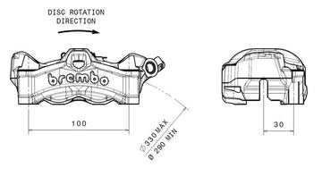Honda Cb 1000 [BREMBO] - Stylema brake caliper right left black - 0