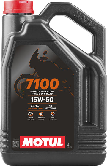 Huile moteur 15W50 4L pour les motos à 4 temps [MOTUL]