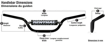 Honda XL 1000 V Varadero [RENTHAL] - Guidon MX/Enduro 7/8" 971 RC