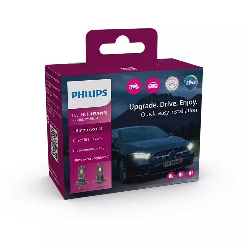 Suzuki Gsx 1400 [PHILIPS] - Ampoule H7 Ultinon Access Moto 12V/55W - 1 pièce.