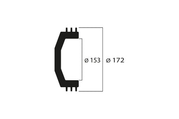 Kawasaki J 300 [MALOSSI] - Cloche d'embrayage Maxi Wing ø 153 mm