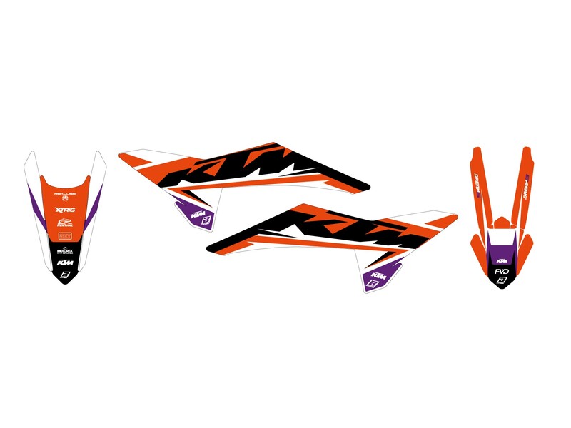 Ktm Sx-F 250 [BLACKBIRD] - Kit déco Dream Graphic 5