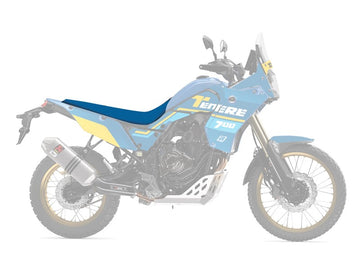 Yamaha Tenere 700 [BLACKBIRD] - Housse de siège Rally Ride – Noir/Bleu