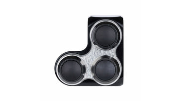 Boutons de moto mo.switch basic, 3 boutons noirs / argent [Motogadget] - 0