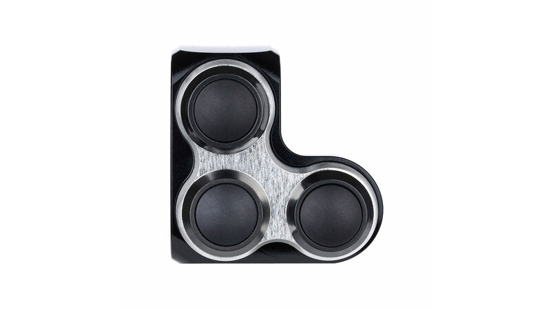 Boutons de moto mo.switch basic, 3 boutons noirs / argent [Motogadget]