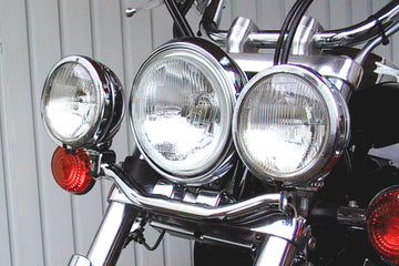Yamaha Xvs 650 [FEHLING] - Support de lampe pour phares supplémentaires Yamaha XVS 650 96-03/1100 Drag Star 99-02