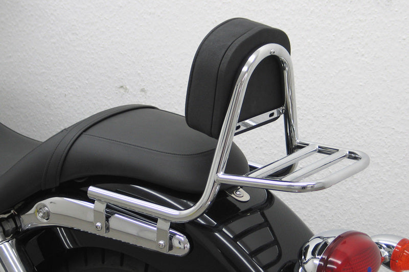 Triumph Speedmaster [FEHLING] - Sissy bar en tube avec coussin et porte-bagages, Triumph Speedmaster 2008-