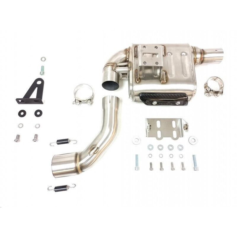 Cf Moto 700 [IXIL] - Silencieux Slip-On RC3B Acier Inox Noir