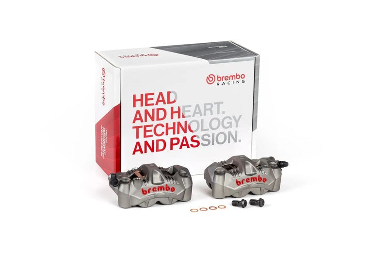 Yamaha Tracer 9 [BREMBO RACING] - GP4-RS Pair of front radial brake calipers 4 pistons Ø3mm