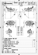 Bmw M 1000 [BREMBO RACING] - Pair of GP4RX - 1mm brake calipers (CNC machined - chrome plated) (with pads)-4