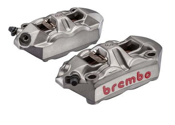 Suzuki Gsx-R 1300 Hayabusa [BREMBO RACING] - Paire d'étriers de frein M4 monobloc - 18mm/P4 34 (avec plaquettes)