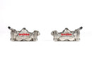 Triumph Daytona 675 [BREMBO RACING] - Pair of GP4RX - 18mm brake calipers (CNC machined - chrome plated) (with pads)