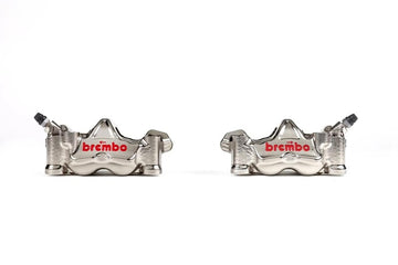 Kawasaki Z 900 Rs Se [BREMBO RACING] - Pair of GP4RX - 18mm brake calipers (CNC machined - chrome plated) (with pads)