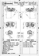 Ducati Hyperstrada 821 [BREMBO RACING] - UPGRADE GP4-RB 4-piston brake calipers (pair) front, Ø 30/34 mm-4