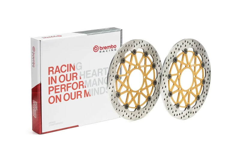 Triumph Speed ​​​​Triple 1200 Rs [BREMBO RACING] - UPGRADE Supersport paire de disques de frein flottants - 208973756
