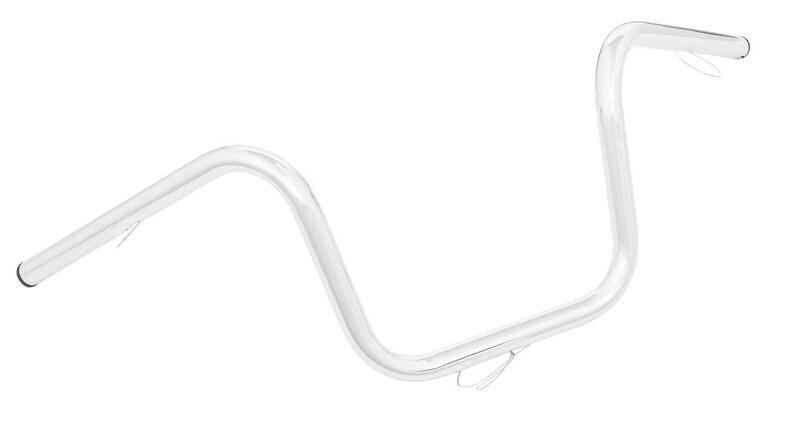 Harley Davidson XL1200X [HIGHWAY HAWK] - Bad Hawk 1 inch handlebar with 3 holes, 845mm wide 240mm high, chrome