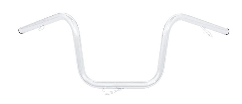 Honda Vt 750 [HIGHWAY HAWK] - Bad Hawk 1 inch handlebar with 3 holes, 845mm wide 240mm high, chrome