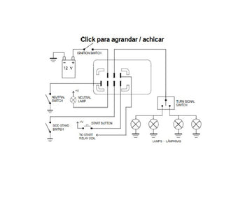 Suzuki Dl 650 [TECNIUM] - par relais clignotant DZE (2+2) X 21W / LED
