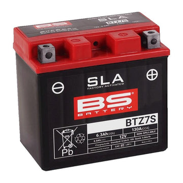 Swm Rs 125 [BS BATTERY] - SLA Maintenance Free Battery Factory Activated - BTZ7S (FA)
