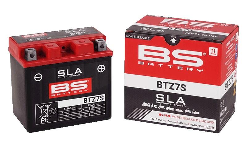 Swm Rs 125 [BS BATTERY] - Batterie sans entretien SLA activée en usine - BTZ7S (FA)