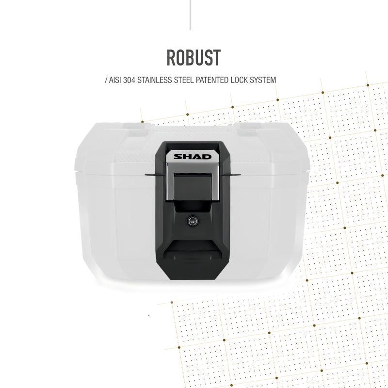 Honda X-Adv [SHAD] - Topcase Terra TR41 noir/couvercle aluminium