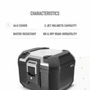Honda X-Adv [SHAD] - Topcase Terra TR41 noir/couvercle aluminium