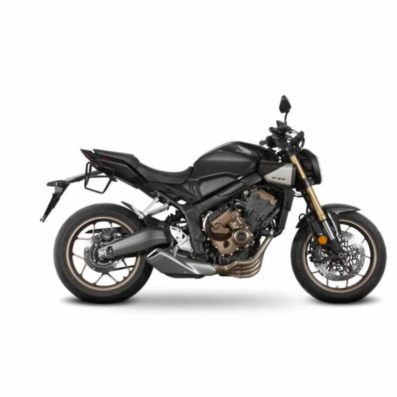 Honda Cb 650 [SHAD] - système de fixation sur le côté