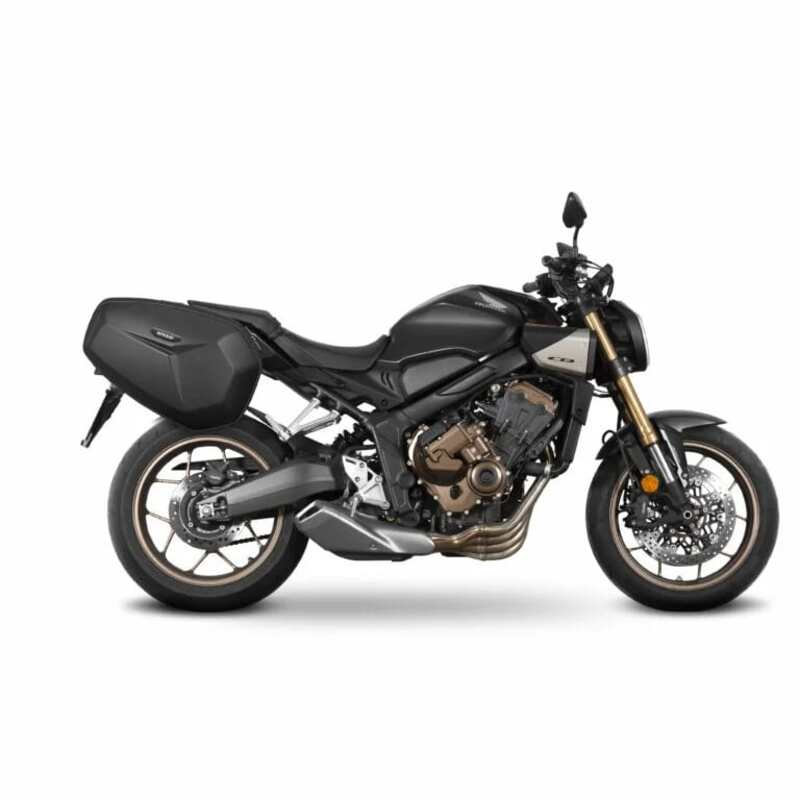 Honda Cb 650 [SHAD] - système de fixation sur le côté