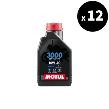 3000 Huile de moteur 4T 10W40, 1L, 12 pack [motul]
