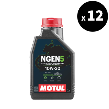 NGEN 5 4T motor oil 10W-30, 1L 12-pack [Motul]