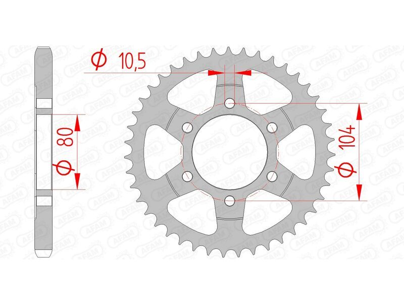 Kawasaki Versys 1100 [AFAM] - Kit chaîne 525XHR3 15/42 Super renforcé - Pignon standard
