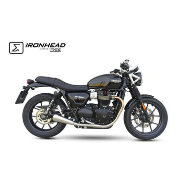 Triumph Street Twin [IXIL] - Silencieux Conique Slip On Ironhead (droite + gauche)