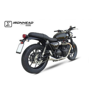 Triumph Street Twin [IXIL] - Silencieux Conique Slip On Ironhead (droite + gauche)