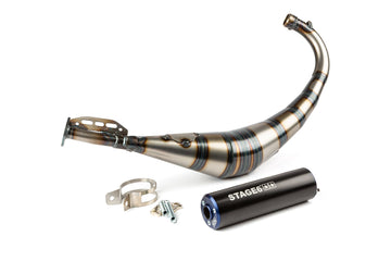 Derbi Senda DRD X-Treme SM '10 - '17 50 2T D50B0 - Pot d'échappement Streetrace Bleu Noir