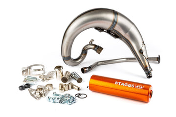 Derbi Senda DRD X-Treme SM '10 - '17 50 2T D50B0 - Exhaust Streetrace CNC orange