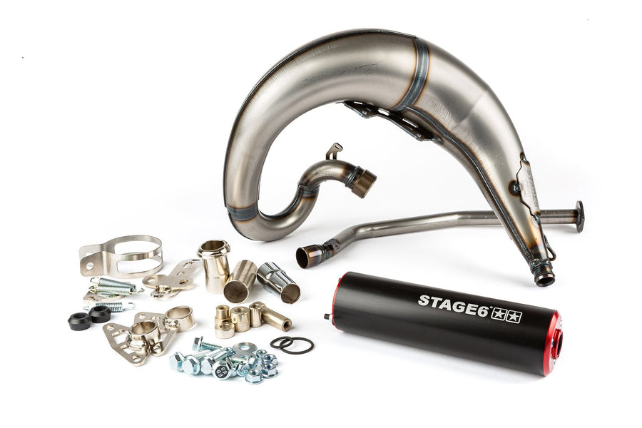Aprilia RX Enduro 50 2T D50B0 [2007–] - Streetrace exhaust red black
